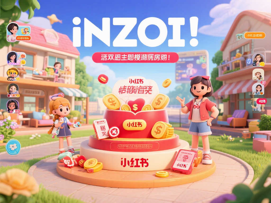 《inZOI》小红书独家联动活动:领取限定道具,赢取现金大奖!