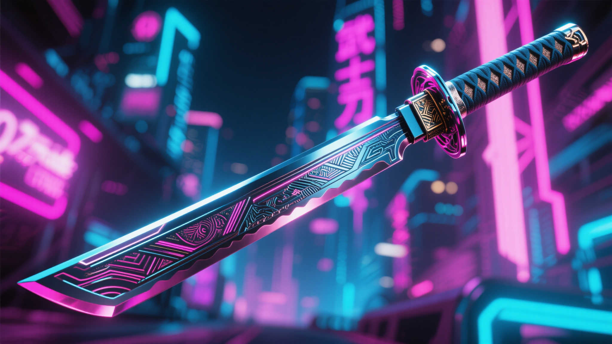 CDPR发售《2077》主题武士刀!120美元即可拥抱火热锋芒