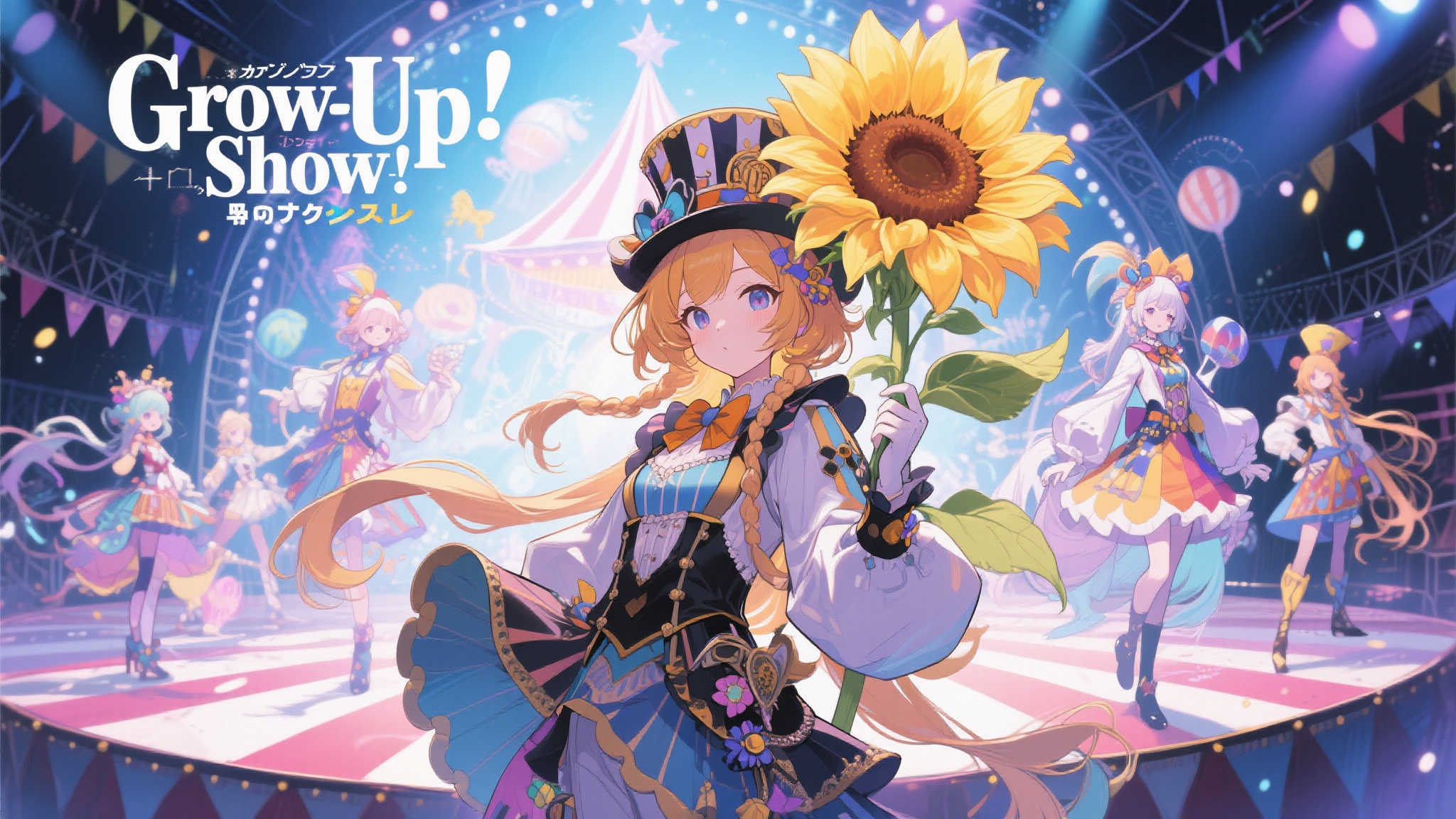深崎暮人绘制角色原案,向日葵马戏团演绎奇幻Grow Up Show