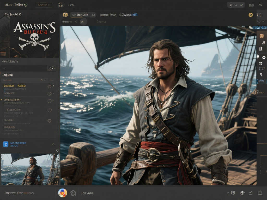 《刺客信条4 黑旗》重制版开发画面曝光:传奇再启航!