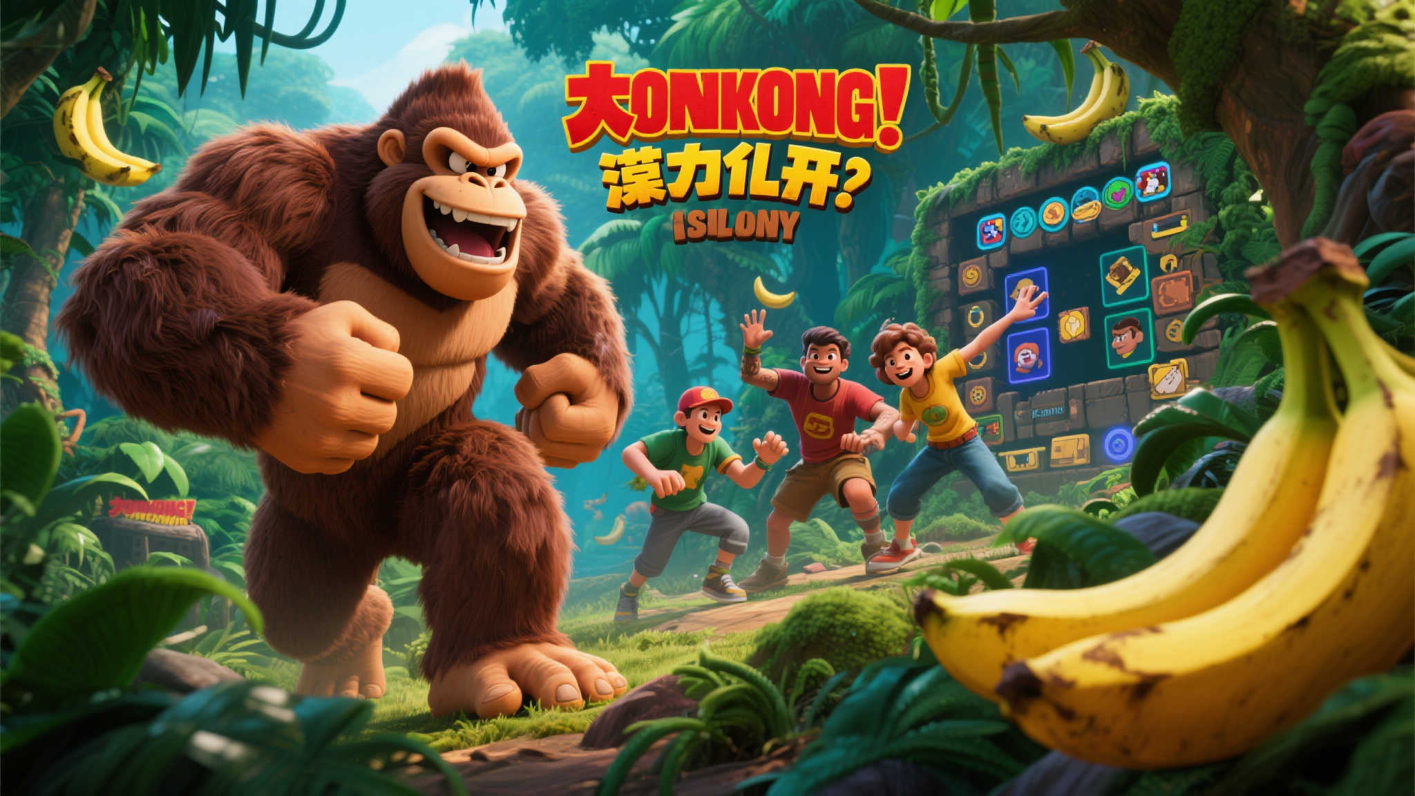 对于喜欢经典游戏《大金刚》的玩家来说，最