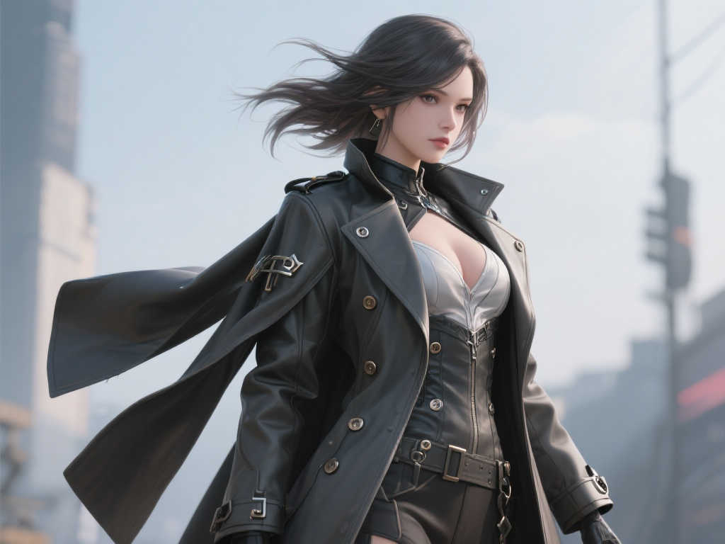 惊艳亮相!《妮姬》格拉维外套半披展露曼妙英姿 惊艳亮相!《妮姬》格拉维外套半披展露曼妙英姿