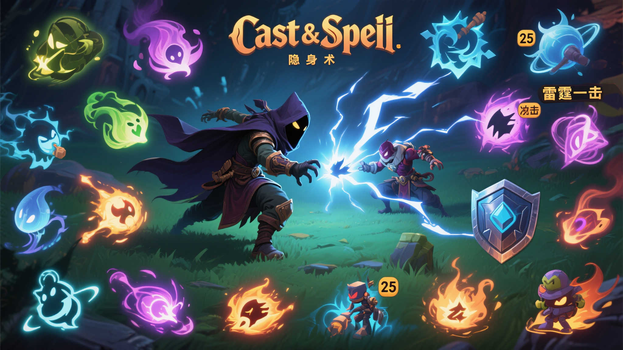 Steam免费领取!《Cast&Spell》超35种法术的PVPVE对战体验